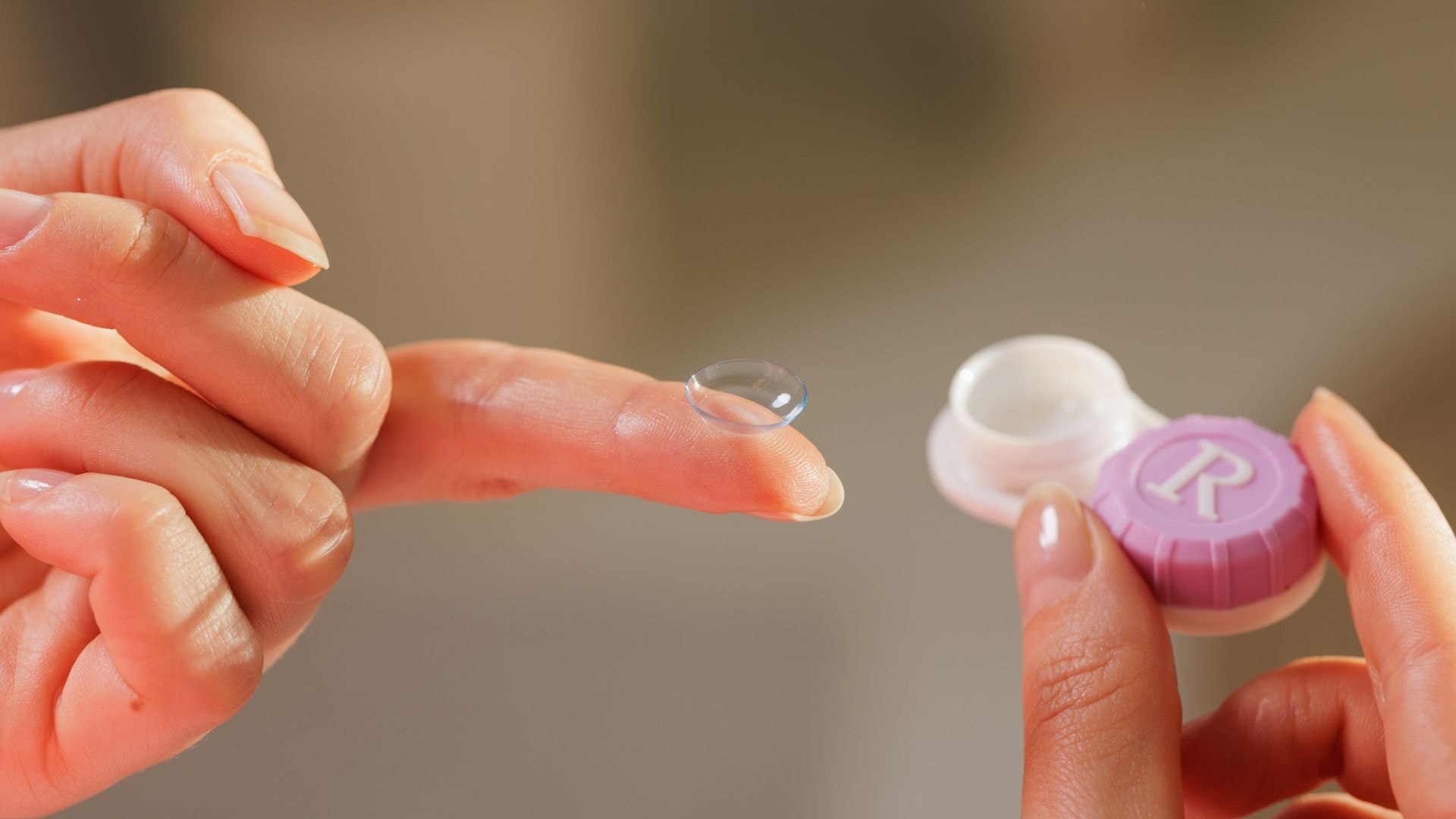 Entretien des lentilles de contact