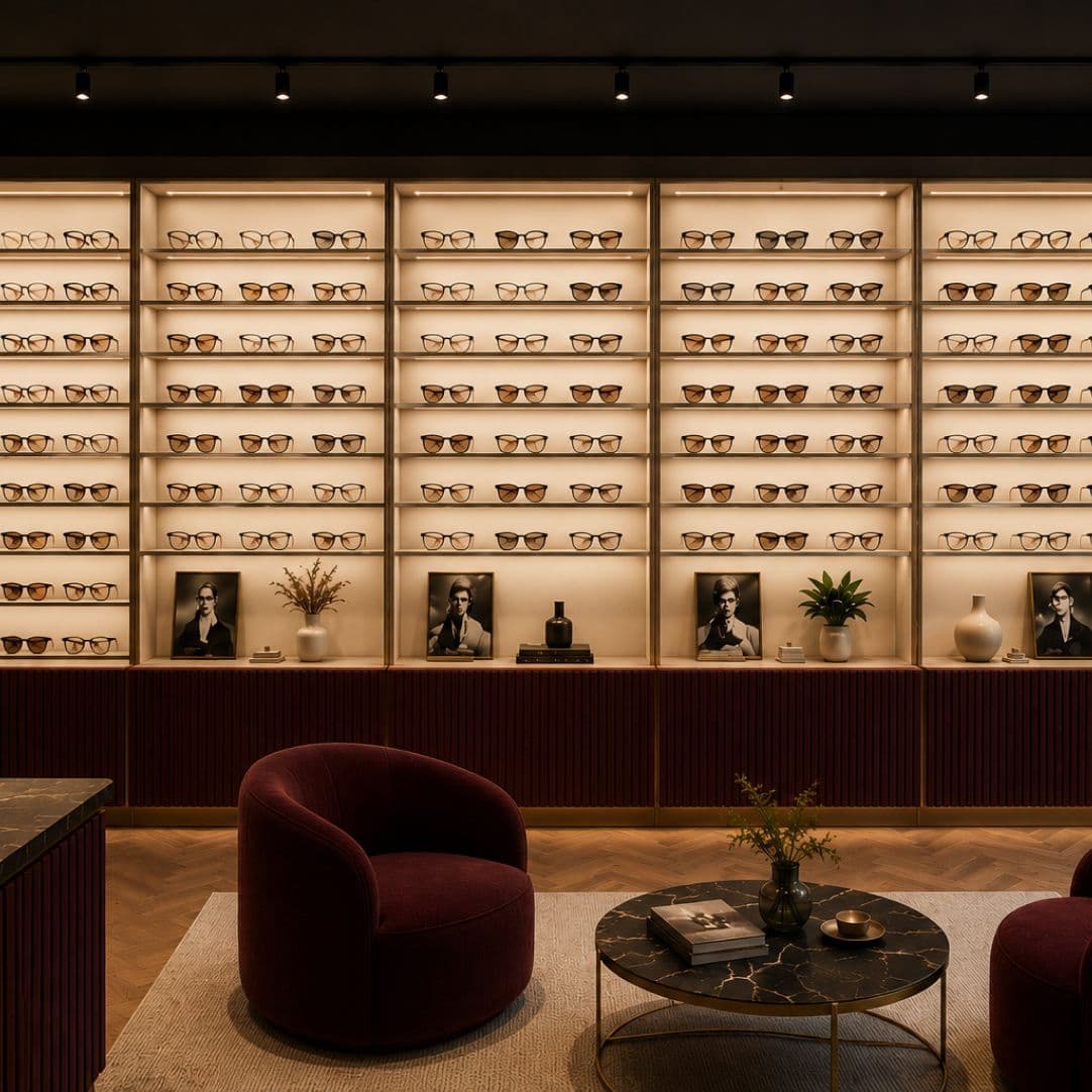 Intérieur de boutique La Maison Optical